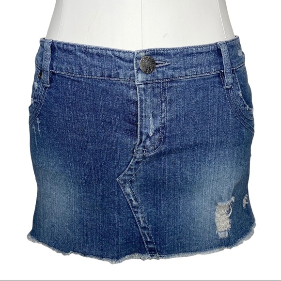 Y2K 2000s Hang Ten micro mini skirt size 9 - Picture 11 of 16